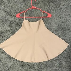 BCBG MAXAZRIA Nude Skater Skirt